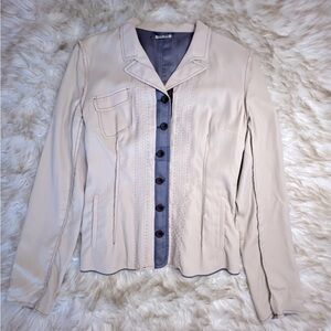 Miu Miu Button Down Shirt Blazer